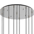 Brooks Slim Round Pendant 9 Light